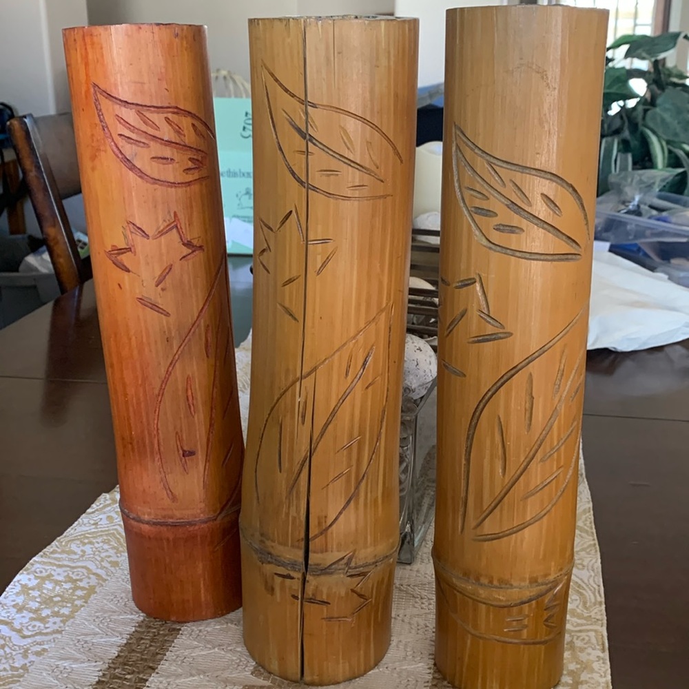 3 wood decoration